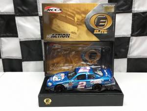 lot 13 image: Action Elite Rusty Wallace #2 Miller Lite Rusty Wallace 500 124th Scale Die Cast Car Low Serial Number 21 of 208.