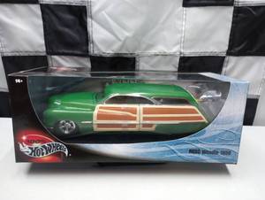 lot 36 image: Hot Wheels 1950 Merc Woodie 118th Scale Die Cast Car