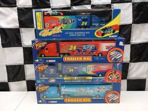 lot 96 image: Action Winners Circle Jeff Gordon Transporters 164th Scale Die Cast