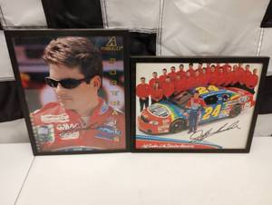lot 122 image: Nascar Racing AUTOGRAPHED Jeff Gordon Pictures