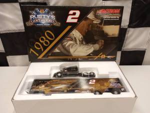lot 133 image: Action Rusty Wallace Last Call Souvenir Transporter 164th Scale Die Cast