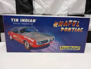 lot 146 image: Exact Detail Tin Bill Nafel  Indian Pontiac Firebird 400 118th Scale Die Cast