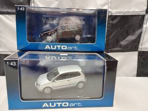lot 174 image: Autoart Volkswagon Polo 143rd Scale Die Cast Car