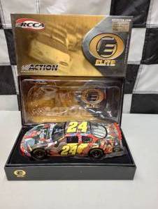 lot 292 image: Action Elite Jeff Gordon #24 Milestones  4X Indy 400 Winner 124trh Scale Die Cast Car
