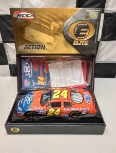 lot 295 image: Action Elite Jeff Gordon #24 DuPont  Perfromance Alliance 124trh Scale Die Cast Car