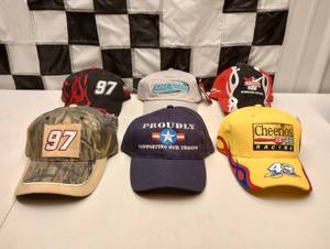 lot 379 image: Nascar Racing Adjustable HatsCaps