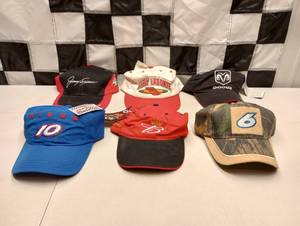 lot 381 image: Nascar Racing Adjustable HatsCaps