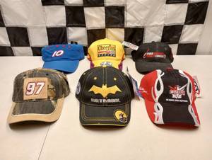 lot 384 image: Nascar Racing Adjustable HatsCaps