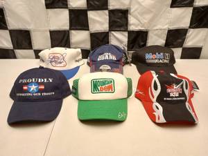 lot 386 image: Nascar Racing Adjustable HatsCaps