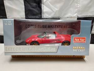 lot 441 image: Sun Star European Collectibles Lotus Elise MKI 118th Scale Die Cast Car