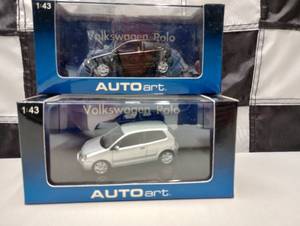 lot 458 image: Autoart Volkswagen Polo 143rd Scale Die Cast Cars