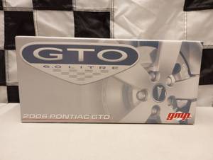 lot 464 image: gmp GTO Solitre 2006 Pontiac 118th Scale Die Cast Car