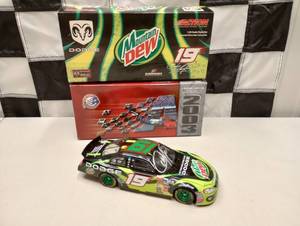 lot 528 image: Action Jeremy Mayfield #19 Dodge  Mountain Dew AUTOGRAPHED 124th Scale Die Cast Car