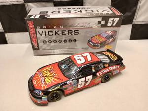 lot 530 image: Action Paint Scheme Brian Vickers #57 Ore-Ida AUTOGRAPHED 124th Scale Die Cast Car