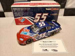 lot 532 image: Team Caliber Preferred Series Michael Waltrip #55 Dominos Pizza  AUTOGRAPHED 124th Scale Die Cast Car
