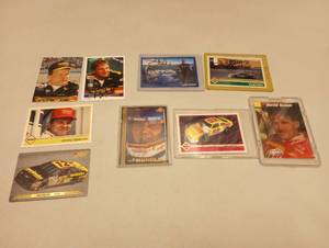 lot 541 image: (6) Autographed Nascar Collector Cards
