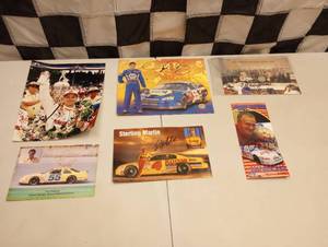 lot 543 image: (6) Assorted Nascar Autographed Meromelia