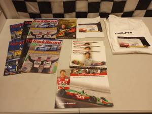 lot 552 image: Fernandez Racing Souvenirs & Crew Tee Shirt With COA