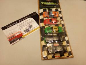 lot 559 image: Days of Thunder 164 Scale Cars Postproduction Sample With COA