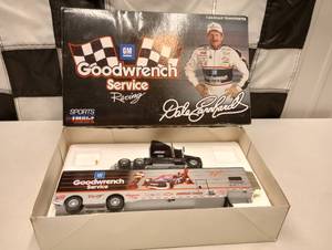 lot 630 image: Sports Image Dale Earnhardt Goodwrench Transporter 164th Scale Die Cast