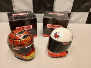 lot 649 image: Simpson Nascar Mini Helmets
