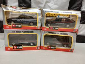 lot 659 image: Burago Alfa Romeo 75Carabinieri Die Cast Cars