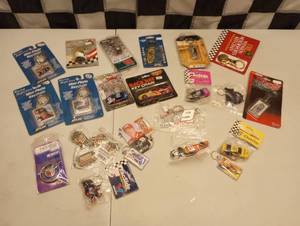 lot 671 image: Assorted Nascar Key Chains
