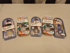 lot 676 image: Assorted Nascar Wrist Watches