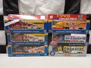 lot 704 image: Nascar National Football League Transporters Die Cast