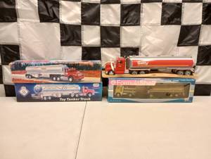 lot 714 image: Nascar Assorted Toy Tanker Trucks