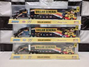 lot 715 image: Dollar General Burney Lamar #77 Transporters Die Cast