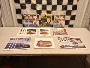 lot 734 image: Assorted Drag Car & Funny Car Pictures