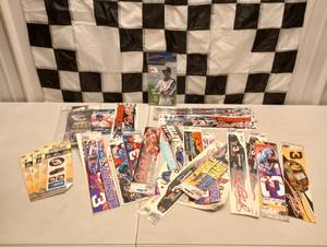 lot 736 image: Assorted Nascar Dale Earnhardt Stickers