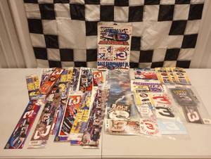 lot 737 image: Assorted Nascar Dale Earnhardt Stickers
