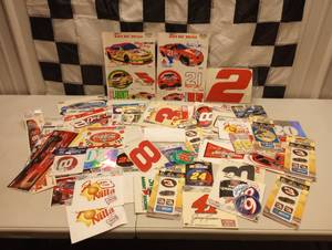 lot 739 image: Large Assortment Of  Nascar  Stickers
