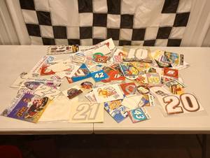 lot 740 image: Large Assortment Of  Nascar  Stickers