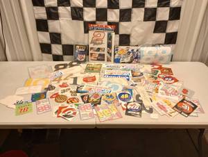lot 741 image: Large Assortment Of  Nascar  Stickers