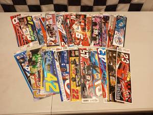 lot 743 image: Large Assortment Of  Nascar  Stickers
