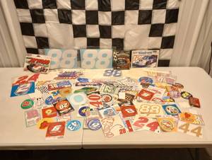 lot 748 image: Large Assortment Of  Nascar  Stickers