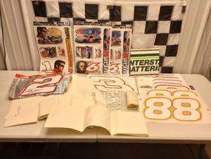 lot 750 image: Large Assortment Of  Nascar  Stickers
