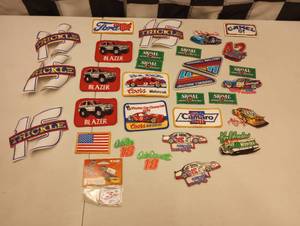 lot 751 image: Assorted Embroidered Nascar Patches