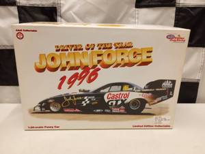 lot 777 image: John Force Driver Of The Year 124th Scale Die Cast Mustang Funny Car