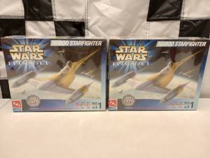 lot 789 image: AMT Ertl Star Wars Episode 1 148th Scale Die Cast Model Kits