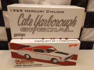 lot 806 image: gmp Carl Yarborough 1969 Mercury Cyclone124th Scale Die Cast Car