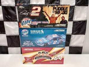 lot 885 image: (3) Rusty Wallace Action 124 Scale Cars
