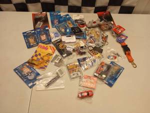 lot 1037 image: Large Assortment of Nascar Key Chains