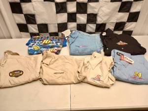 lot 1054 image: (7) Assorted Medium Nascar Shirts Some Coa