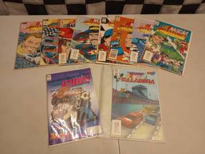 lot 1091 image: Complete Set Nascar Adventures Comic Books & (2) Other Comic Books