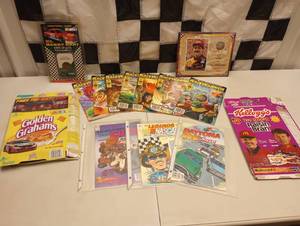 lot 1092 image: (7 of 8) Race Warroirs Comic Books & (1) Legends of Nascar Richard Petty & Others