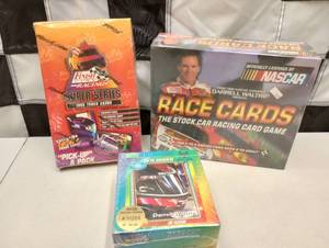 lot 1103 image: (2) Unopned Boxes Nascar Collector Cards & Game